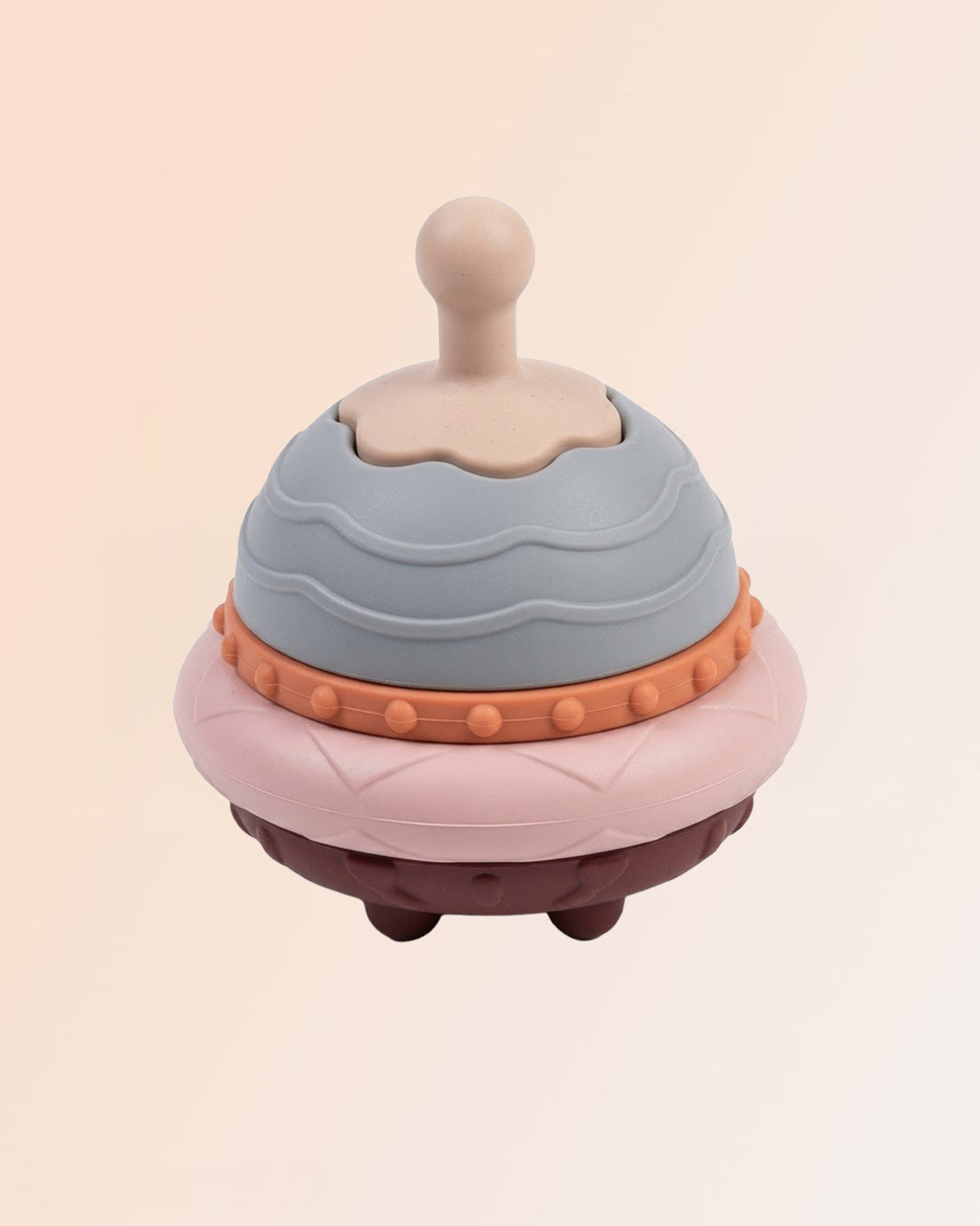 Giochi impilabili in silicone ( Macchina, Carro armato e UFO )