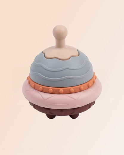 Giochi impilabili in silicone ( Macchina, Carro armato e UFO )