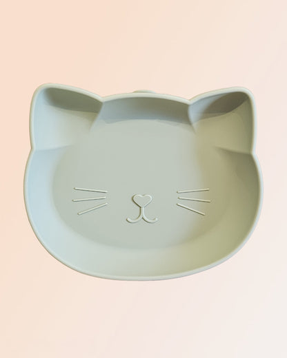 Piatto a forma di gattino